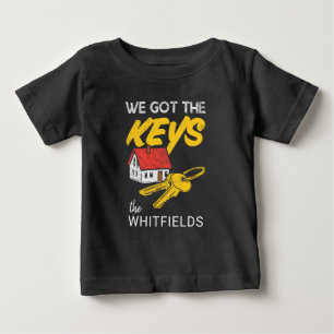 Camiseta De Bebé Personalizado nuevo propietario de una casa Fiesta