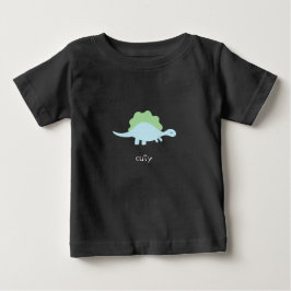 Camiseta De Bebé Personalizado, pequeño bebé de dinosaurio T-Shirt