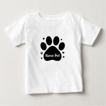 Personalizado Perro Paw Baby - Nombre del Mascota