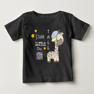 Camiseta De Bebé Personalizado Personalizado Baby Boy Giraffe
