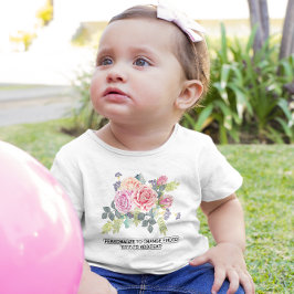 Camiseta De Bebé Personalizado Personalizar la ilustración de la fo