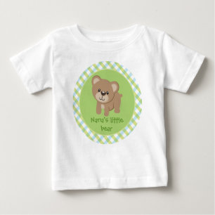 Camiseta De Bebé Personalizado poco oso - el poco oso de Nana