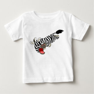 Camiseta De Bebé Personalizado Prankish Cebra Bebé Camiseta