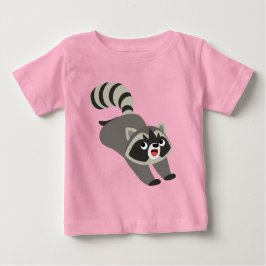 Camiseta De Bebé Personalizado Prankish Raccoon Baby T-Shirt