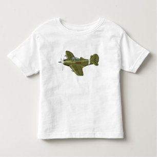 Camiseta De Bebé Personalizado retro avión de combate