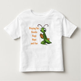 Camiseta De Bebé Personalizado Rezando Mantis Personalizado