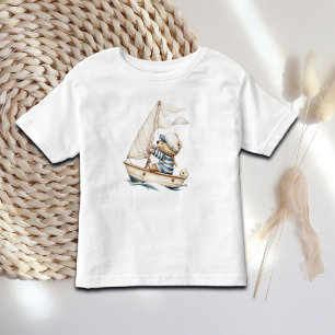 Camiseta De Bebé Personalizado Sailor Teddy Bear
