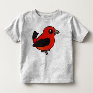 Camiseta De Bebé Personalizado Scarlet Tanager