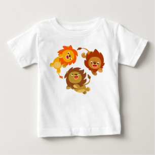 Camiseta De Bebé Personalizado sin peso, leones, camiseta bebé