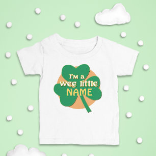 Camiseta De Bebé Personalizado Soy un irlandés de nombre pequeño