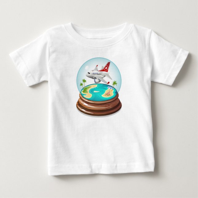 Camiseta De Bebé Personalizado Summer Cristal Ball (Anverso)
