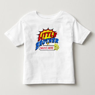 Camiseta De Bebé Personalizado superhéroe de pequeño hermano