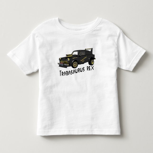 Camiseta De Bebé Personalizado Trabant Car de Alemania Oriental (Anverso)