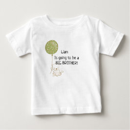 Camiseta De Bebé Personalizado va a ser un Gran Hermano T-Shirt