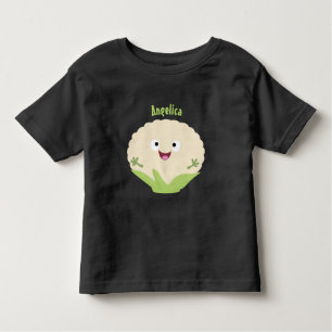 Camiseta De Bebé Personalizado vegetal de coliflor alegre y dulce