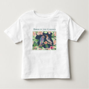 Camiseta De Bebé Personalizar las aves de las flores tropicales en