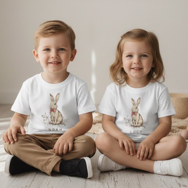 Camiseta De Bebé Personalized Easter Bunny Custom Name  (Subido por el creador)