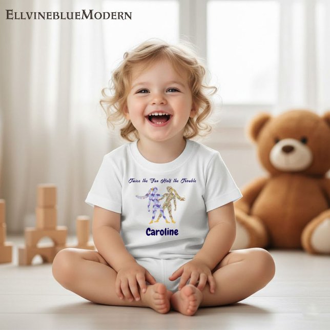 Camiseta De Bebé Personalized Gemini Zodiac Impressionist Toddler  (Subido por el creador)