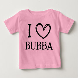 Camiseta De Bebé Personalized "I ❤️ My (Name)" Baby/Toddler Gift