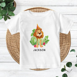 Camiseta De Bebé Personalized Lion-Themed Baby Shirt 