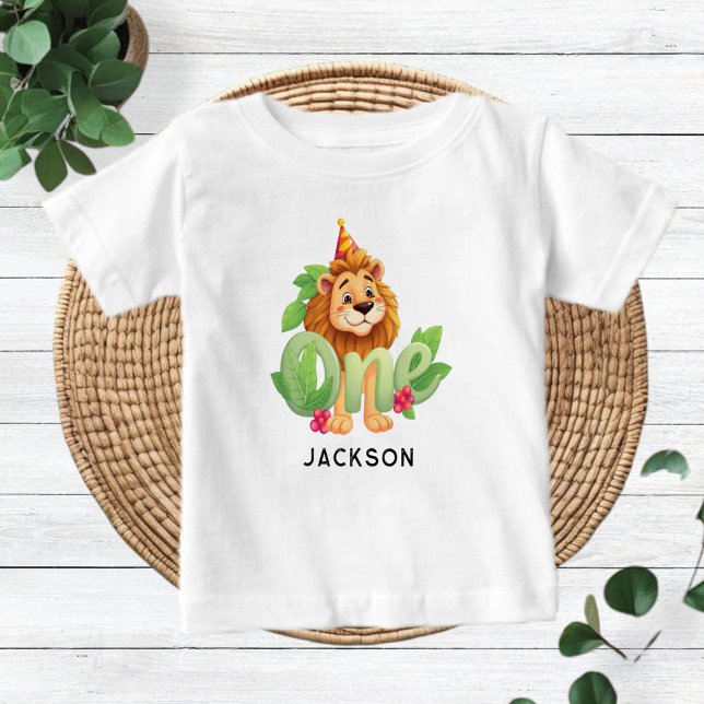 Camiseta De Bebé Personalized Lion-Themed Baby Shirt  (Subido por el creador)