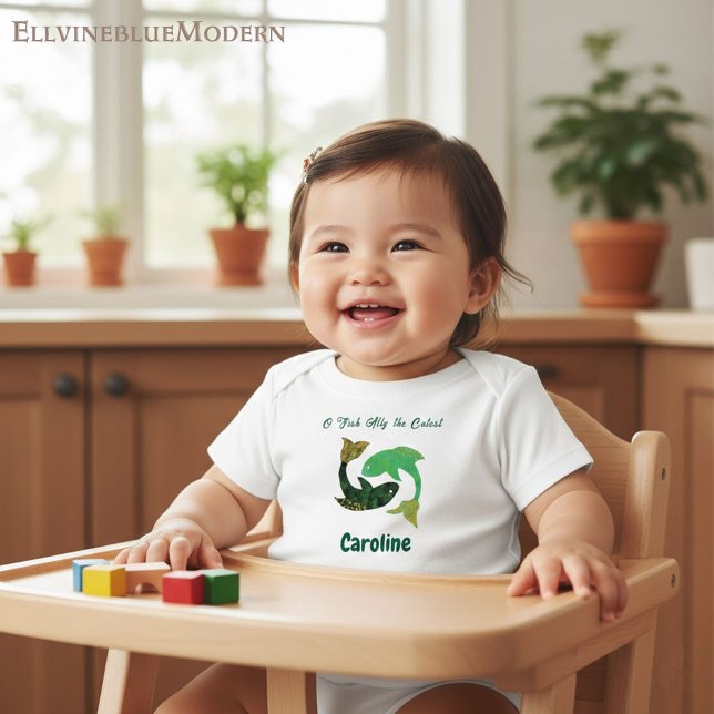 Camiseta De Bebé Personalized Pisces Zodiac Impressionist Toddler  (Subido por el creador)