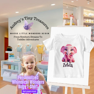 Camiseta de bebé Personalized Whimsical Wonders