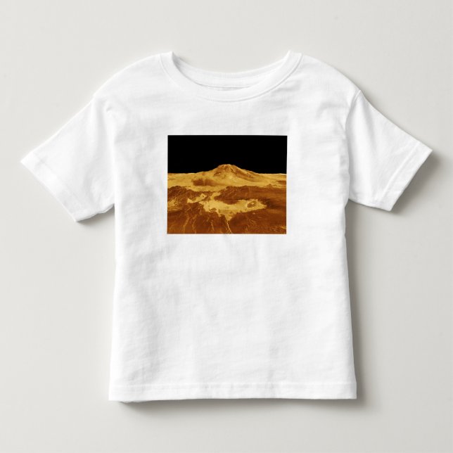 Camiseta De Bebé Perspectiva 3D de Maat Mons en Venus (Anverso)