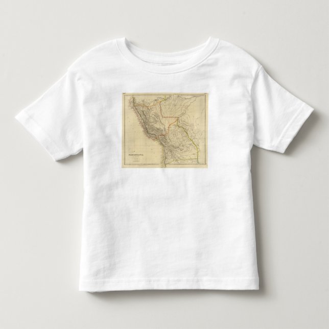 Camiseta De Bebé Perú, Bolivia (Anverso)