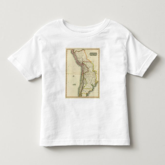 Camiseta De Bebé Perú, chile, La Plata 2 (Anverso)