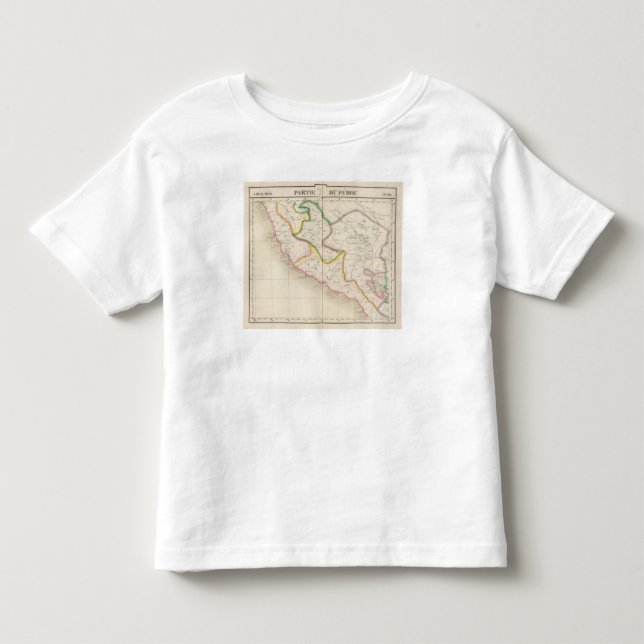 Camiseta De Bebé Perú, Suramérica 20 (Anverso)