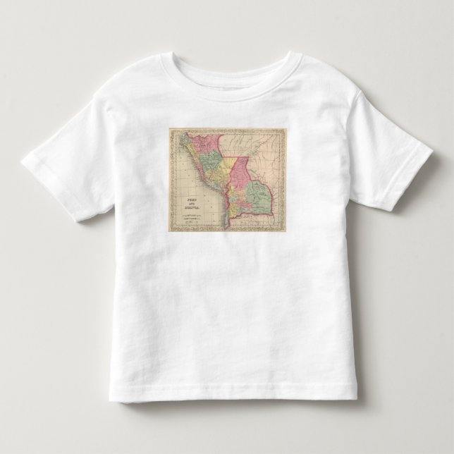 Camiseta De Bebé Perú y Bolivia 3 (Anverso)