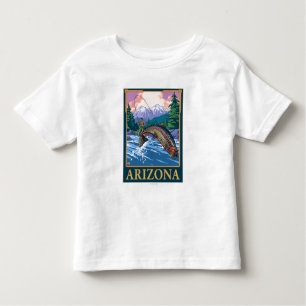 Camiseta De Bebé Pesca con mosca SceneArizona