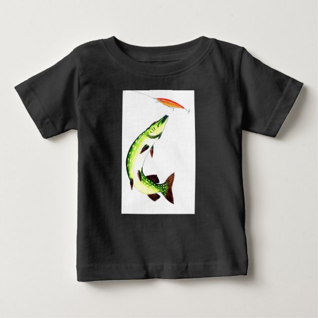 Camiseta De Bebé Pesca de cerco y pesca con mosca (Anverso)