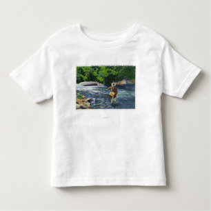 Camiseta De Bebé Pesca de la trucha en la cala de Catherine