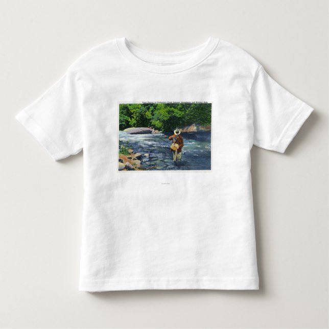 Camiseta De Bebé Pesca de la trucha en la cala de Catherine (Anverso)