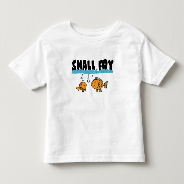 Camiseta De Bebé Pesca de pequeños peces (Anverso)