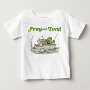 Camiseta De Bebé Pesca de ranas y sapo