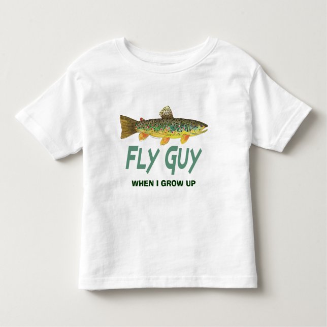 Camiseta De Bebé Pesca de trucha (Anverso)
