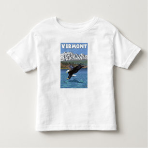 Camiseta De Bebé Pesca de VermontEagle