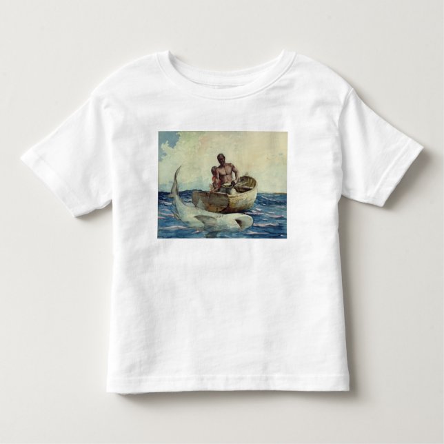 Camiseta De Bebé Pesca del tiburón, 1885 (Anverso)