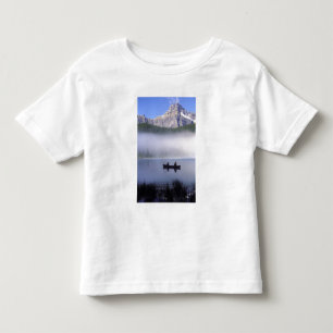 Camiseta De Bebé Pesca en canoa en el lago Waterfowl, Banff Naciona