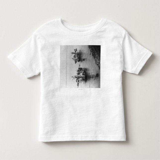 Camiseta De Bebé Pesca en Gran Canal en Suchow China (Anverso)