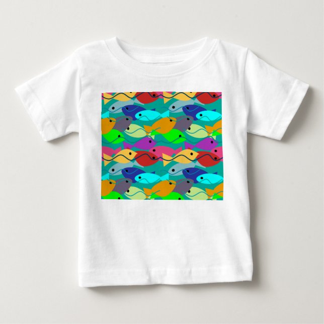 Camiseta De Bebé Pescado (Anverso)