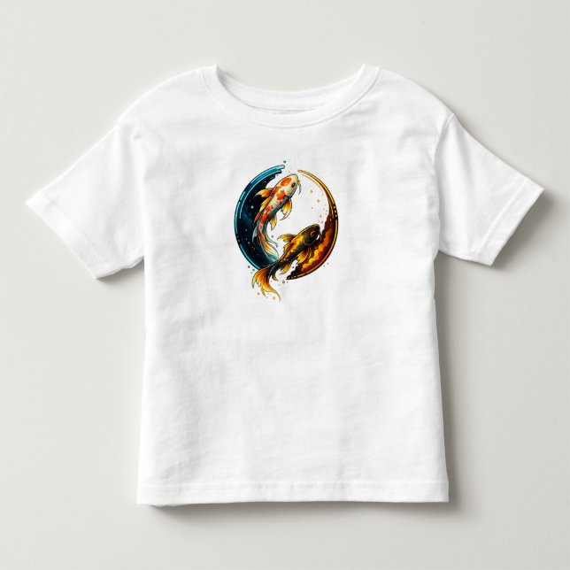 Camiseta De Bebé pescado (Anverso)