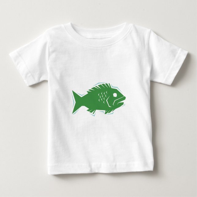 CAMISETA DE BEBÉ PESCADO1 (Anverso)