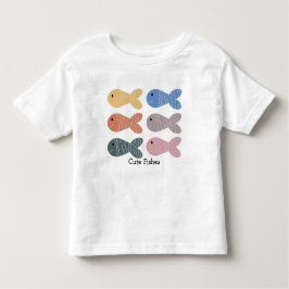 Camiseta De Bebé Pescado de edición a mano para peces curados