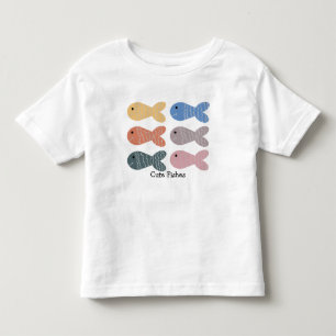 Camiseta De Bebé Pescado de edición a mano para peces curados