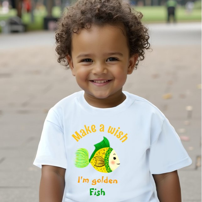 Camiseta De Bebé Pescado dorado (Subido por el creador)