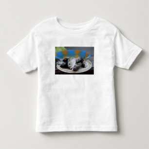 Camiseta De Bebé Pescado fresco en el mercado de pescado (Mercado d
